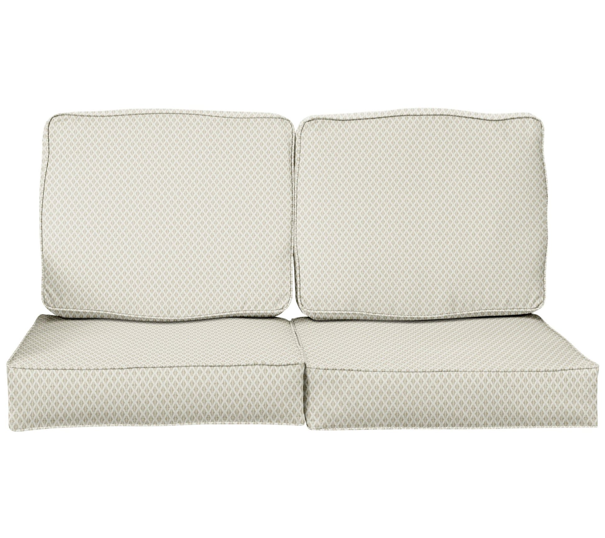 Sorra Home Outdoor Loveseat Cushion Set